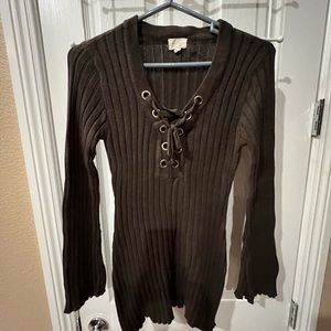 Ultra flirt V-neck sweater